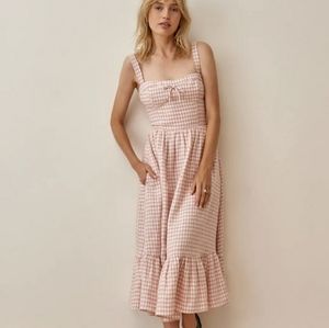 REFORMATION Meagan Linen Dress Size 2